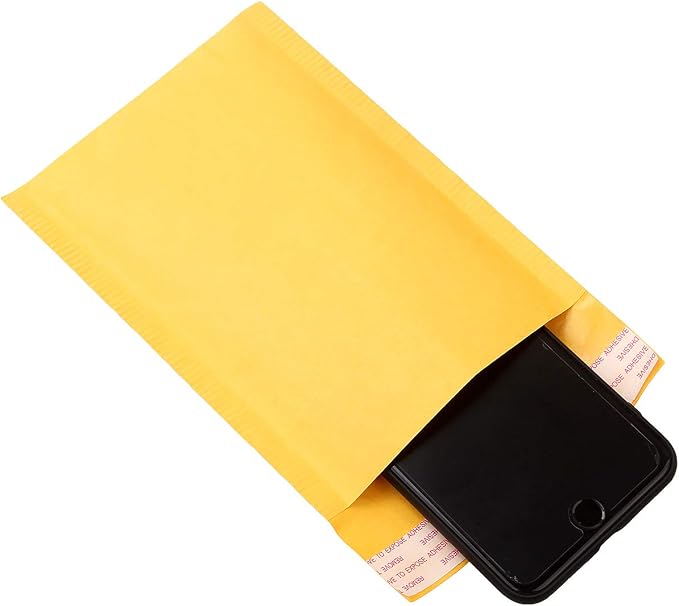 Acrux7 5 x 7" Bubble Mailers, Padded Mailing Envelopes 50 Pack, Kraft Bubble - Image 7