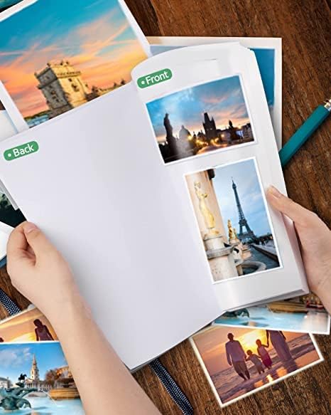 Gwybkq Glossy Printable Vinyl Sticker Paper for Inkjet Printer 150 Sheets 8.5"x11" Adhesive White Labels Decal Papers-DeskLoop Office