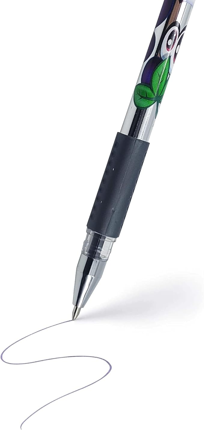 Scentos 24-Pack Scented Metallic Gel Pens for Kids – Non-Toxic Gel Ink for Drawing, Coloring & Journaling – Sweet Scents – Safe Art Supplies for Ages 3+-DeskLoop Office