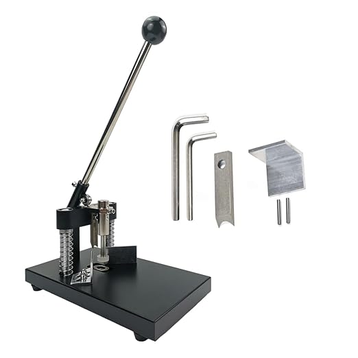 Corner Rounder Paper Punch Cutter,Heavy Duty 30mm/1.2” Thickness Round Corner Punch Commercial Card Cutter with R6mm R10mm Cutting Dies for Office Business-DeskLoop Office