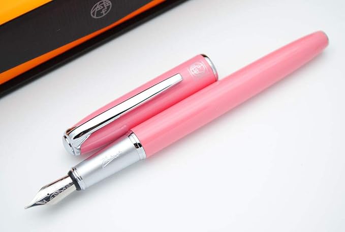 czxwyst Picasso 916 Malage Fountain Pen M Nib Original Box (Light Pink)-DeskLoop Office