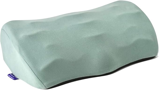 C CUSHION LAB Foot Rest for Under Desk at Work - Adjustable Memory Foam Foot Rest for Office Chair & Gaming Chair - Ergonomic Design for Back & Hip Pain Relief - Wellness Green-DeskLoop Office