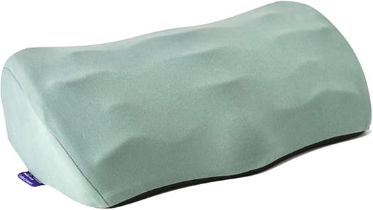 C CUSHION LAB Foot Rest for Under Desk at Work - Adjustable Memory Foam Foot Rest for Office Chair & Gaming Chair - Ergonomic Design for Back & Hip Pain Relief - Wellness Green-DeskLoop Office