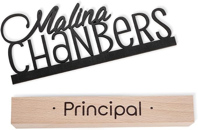 BYFDIY Custom Name Plate For Desk Wooden Office Name Plates For Desks - Image 5