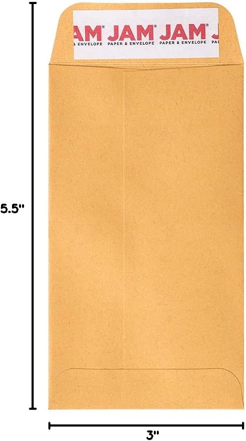 JAM PAPER #5.5 Coin Business Envelopes - Image 8