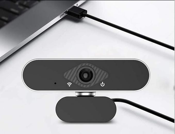 easyday 1080P HD Webcam with Microphone, Streaming Computer Web Camera for Laptop/Desktop/Mac/TV, USB PC Camera for Video Calling, Conferencing, Gaming-DeskLoop Office