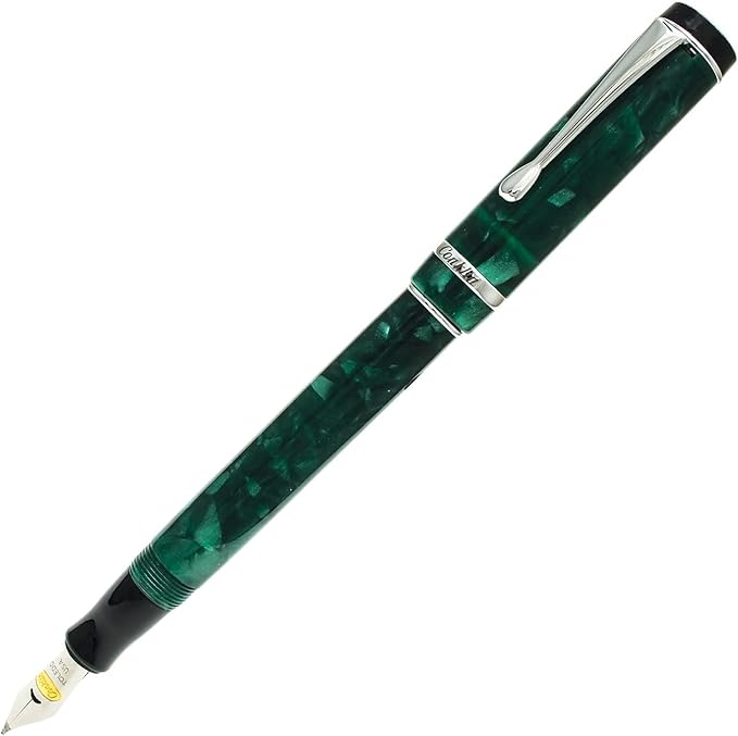 Conklin Duragraph Fountain Pen Forest Green - Fine Nib, Luxury Writing Instrument, Premium Resin Finish-DeskLoop Office