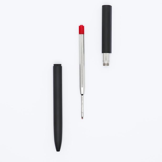 DunBong Red Ink Refill Pack of 5, Replaceable Ballpoint Pen Refills, Medium - Image 5