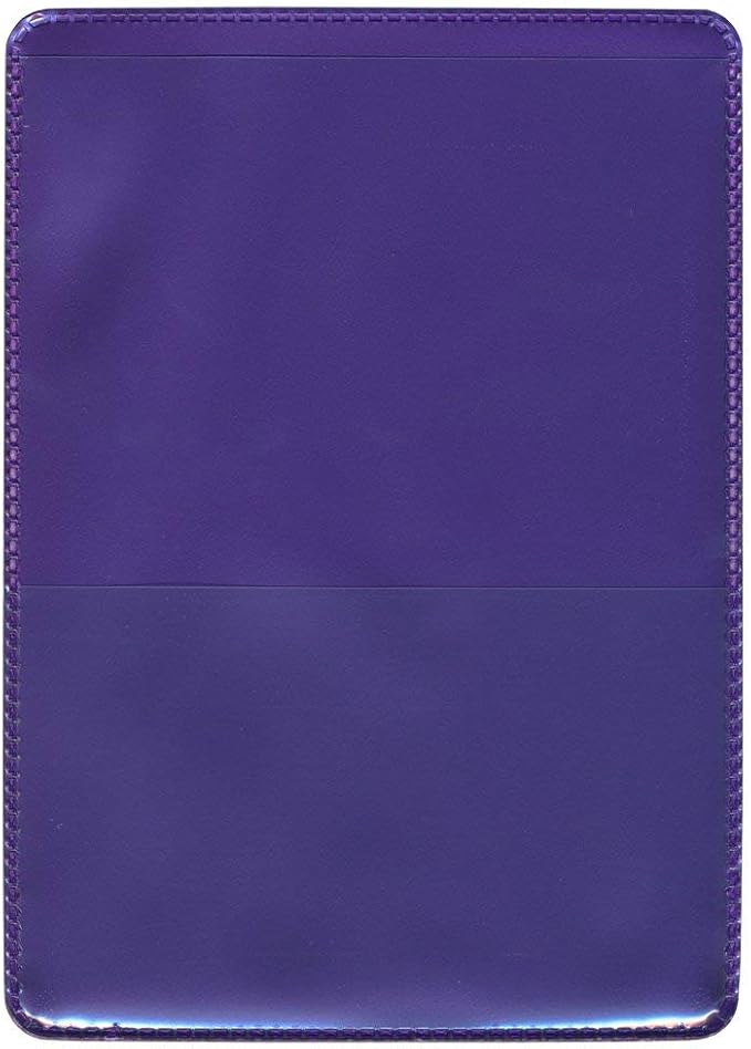 StoreSMART® - Metallic Purple Back Auto Insurance & ID Card Holder - Single by StoreSMART