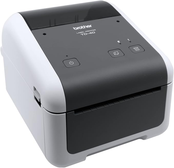 Brother TD-4520DN Entry Level Direct Thermal Desktop Printer, Print Labels and Receipts, 300 dpi, 6ips, USB 2.0-DeskLoop Office