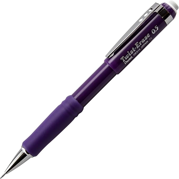 Pentel Automatic Pencil with Twist Eraser, 0.5 mm by PentelofAmerica