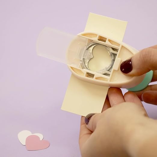 Craftelier - 1 Inch Heart Hole Punch with Lever Press | Hole Puncher for Paper Crafts | Heart Punch for Scrapbooking, DIY Cards & Journals | Hole Puncher for Paper & Cardstock.-DeskLoop Office