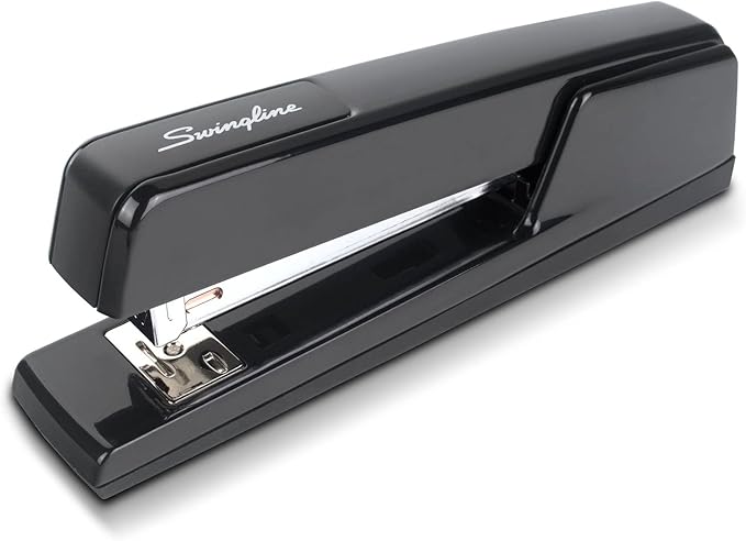 Swingline Stapler, 30 Sheet Capacity, 747 Classic Stapler, Jam Free, Metal, Black (74701)-DeskLoop Office