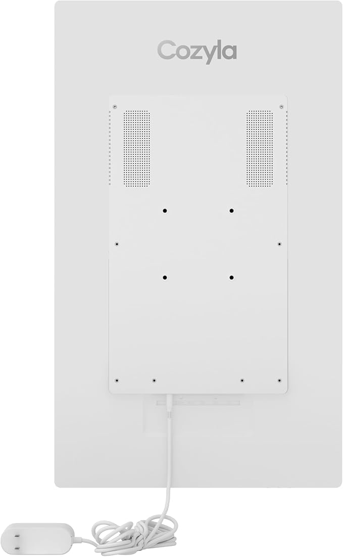 Cozyla Digital Calendar+ 2: 24 inch Wall Planner Touch Screen Chore Chart Customize Dashboard Smart Electronic Calendar for Family Schedules Meal Planner Support Any Google Play App Wall Mount White-DeskLoop Office