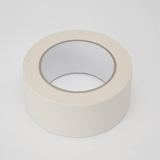 Lichamp Masking Tape 2 inch Wide, 2 Pack General Purpose Masking Tape Beige, White Tapes for Painting, Arts, Crafts, 2 inch x 55 Yards x 2 Rolls (110 Total Yards)-DeskLoop Office