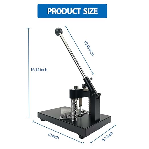 Corner Rounder Paper Punch Cutter,Heavy Duty 30mm/1.2” Thickness Round Corner Punch Commercial Card Cutter with R6mm R10mm Cutting Dies for Office Business-DeskLoop Office