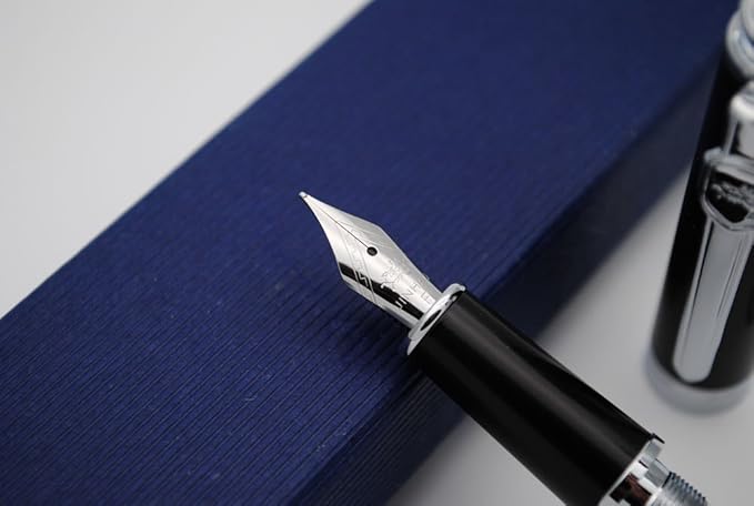 JINHAO 8802 Fountain Pen F Nib (Birds and Wintersweet Painting)-DeskLoop Office