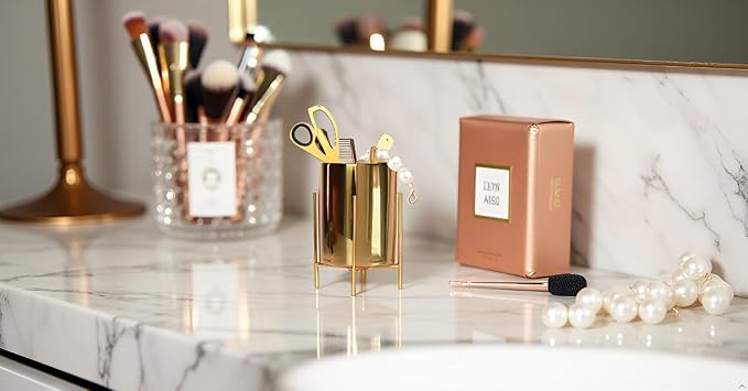 Gold Pen Holder Pen cup & Pen Holders Desk Accessores - Image 5