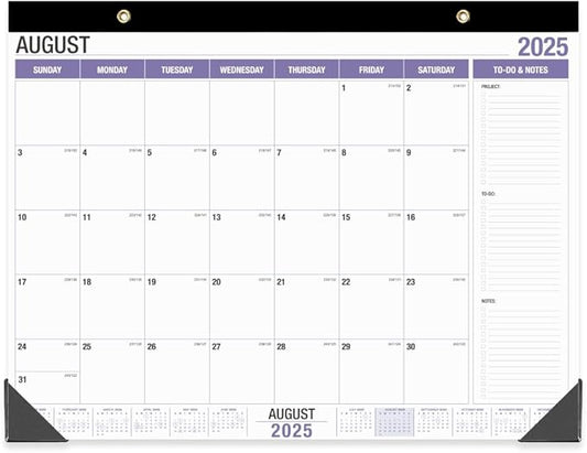 Large Desk Calendar 2025-2026, Runs from August 2025 to December 2026, 22" x 17" Desk Calendars with to-do List, 17 Months Calendar 2025, Extra Large Desk Calendar for Home or Office-DeskLoop Office