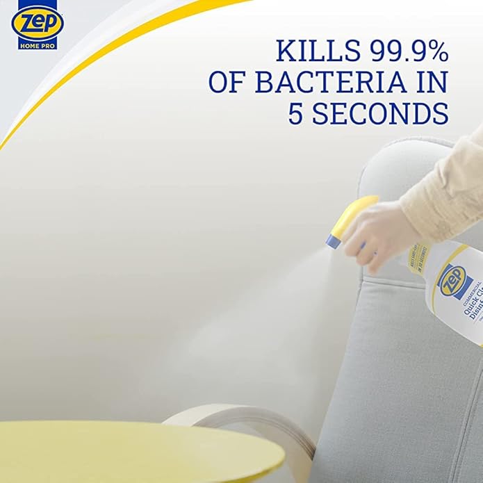 Zep Home Pro Commercial Quick Clean Disinfectant - 32 Fl. Oz. - R49806 - Pro Trusted Cleaning Power: Now in Refreshing Scents and Family Friendly Formulas (6)-DeskLoop Office