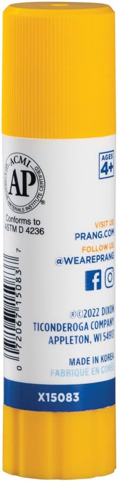 Prang Washable Glue Stick, Clear, 28 Oz., 60 Count-DeskLoop Office