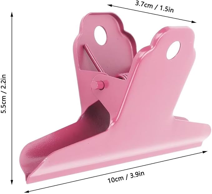 2PCS Extra Large Binder Clips Metal Bulldog Clips Large Paper Clamps Holder - Image 9