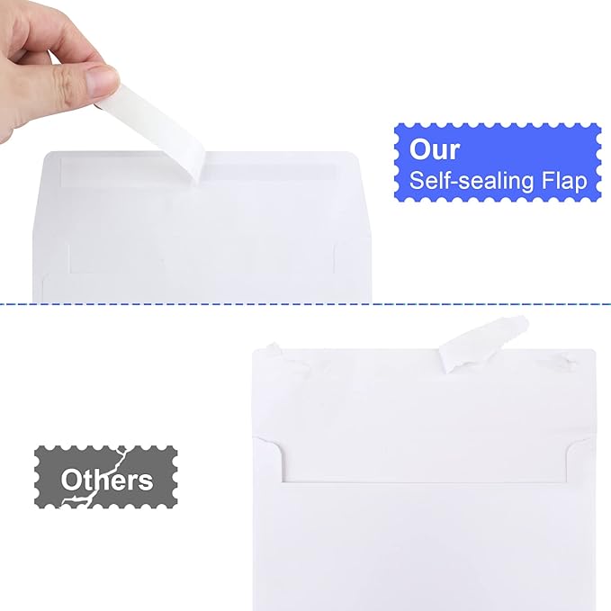 Joyberg Blank Cards and Envelopes 4x6, 30 Pack White Invitation Cardstock with 30 Pack Envelopes, Self-Seal Thank you Blank Greeting Cards and Envelopes, for All Occasions DIY, Print custom-DeskLoop Office