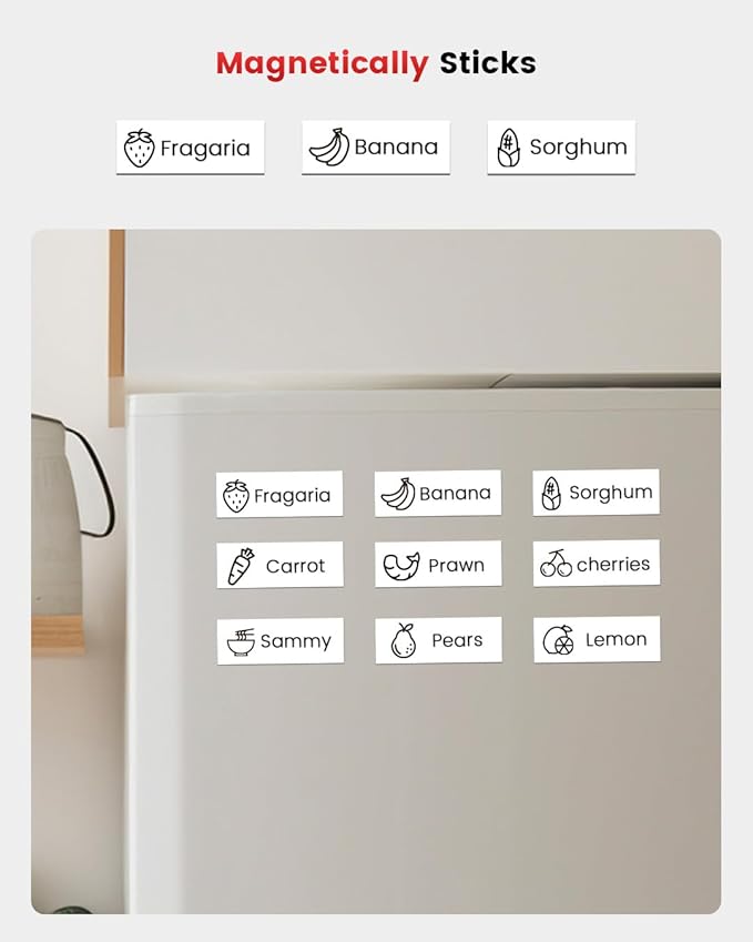 Phomemo A30 Label Maker, Mini Bluetooth Label Printer Thermal Transfer Printing Sticker Printer for Home Office Small Business School Students, Portable Label Maker, Works with Tablet, Phones & PC-DeskLoop Office