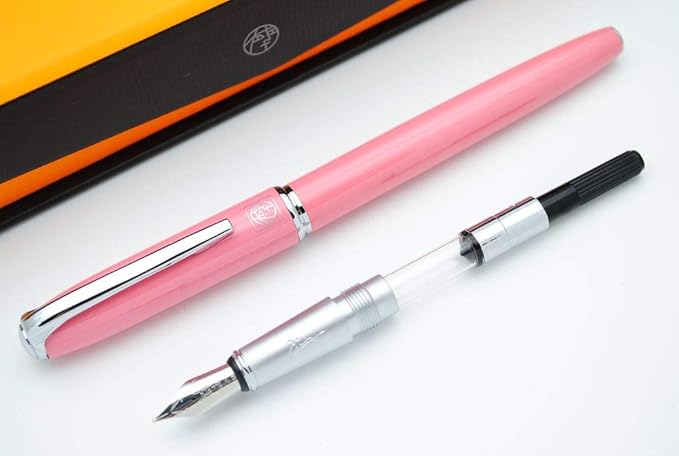 czxwyst Picasso 916 Malage Fountain Pen M Nib Original Box (Light Pink)-DeskLoop Office