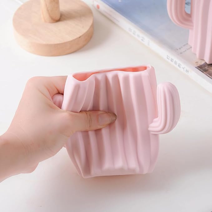 Silicone Pen Holder Cactus Pencil Holder Cute Pens Cup - Image 6