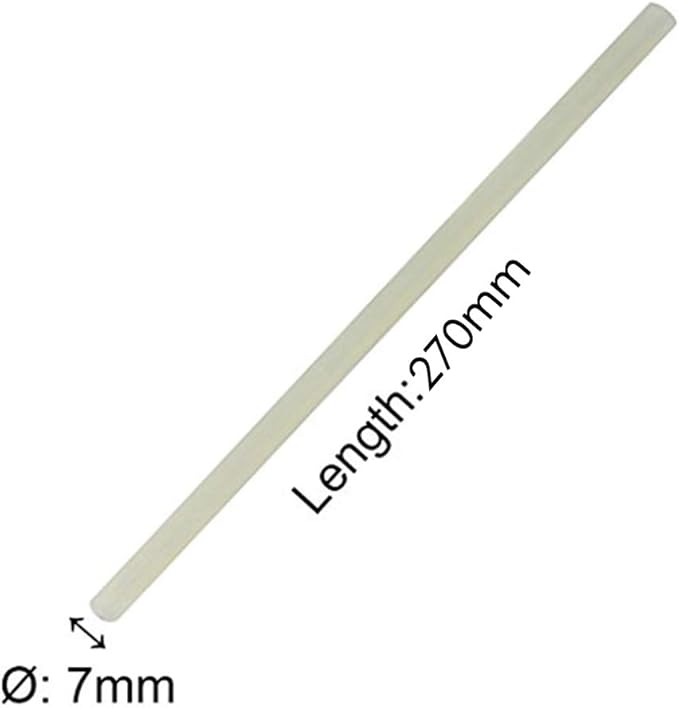 TRENDBOX Pack of 10 Clear 7mmx270mm - Hot Melt Glue Sticks Strips Melting Adhesive for Handmade Craft DIY Home Office Project Craftwork Fix & Repairs-DeskLoop Office