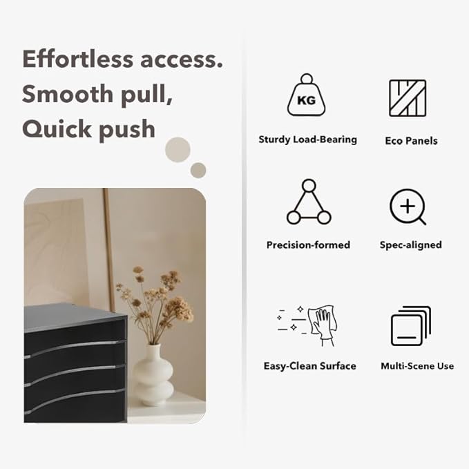 Paper Organzier Wood Desktop Organizer Storage Letter Tray File Sorter with Adjustable Shelves for Home Office-DeskLoop Office