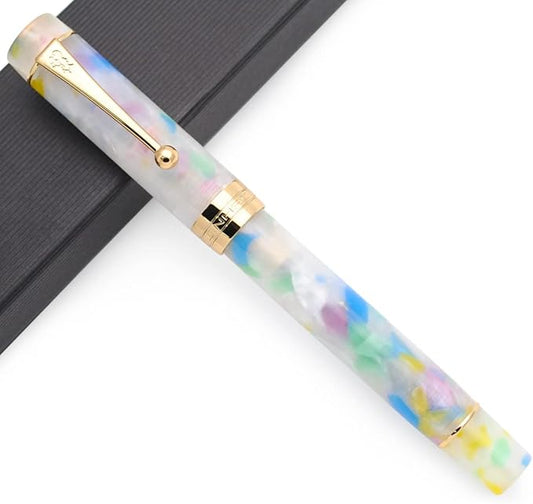 JINHAO 100 Fountain Pen with Ink Converter (Medium Nib 0.7mm, Colorful)-DeskLoop Office