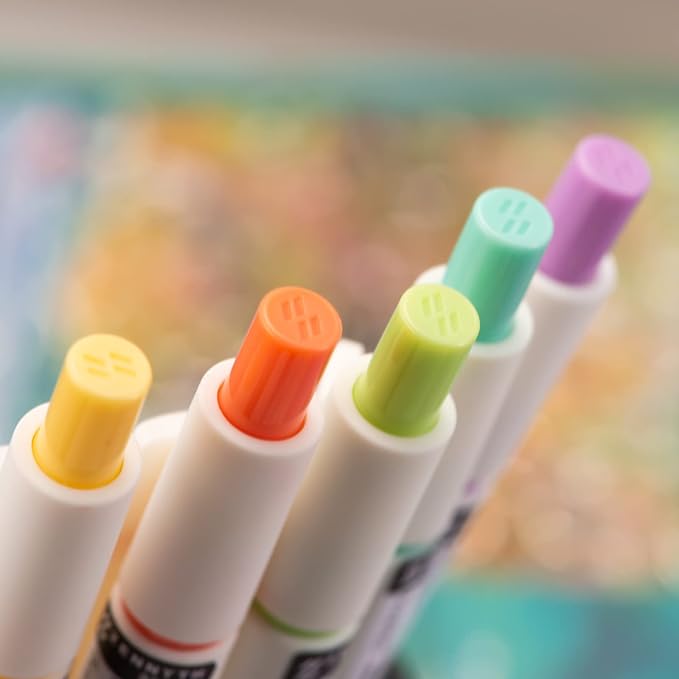 5PCS Zennyth Retractable Gel Pens Set, Quick Dry Black Ink Fine Point Roller Ball Gel Ink Pen for Smooth Writing (Pearl White)-DeskLoop Office