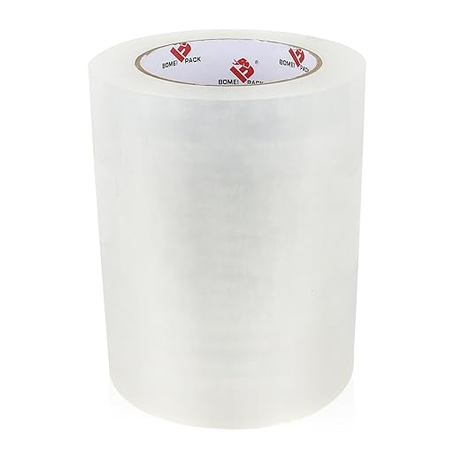 BOMEI PACK Clear Shipping Tape 6" Wide, 6 inch x 110 Yards (330ft), Industrial Grade 6 inch Heavy Duty Packing Tape for Box Office Moving, Shipping and Mailing-DeskLoop Office