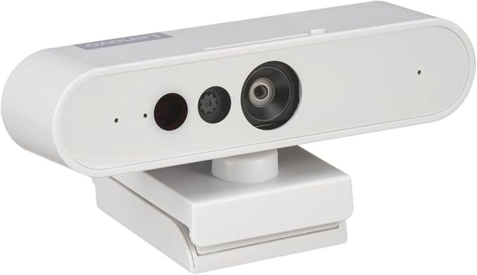 Lenovo HD 1080p Webcam (510 FHD) - Monitor Camera with 4X Digital Zoom, 95° Wide Angle, 360° Rotation Pan & Tilt - Desktop Cam with Dual Microphones & Windows Hello for Livestreaming & Conferences-DeskLoop Office