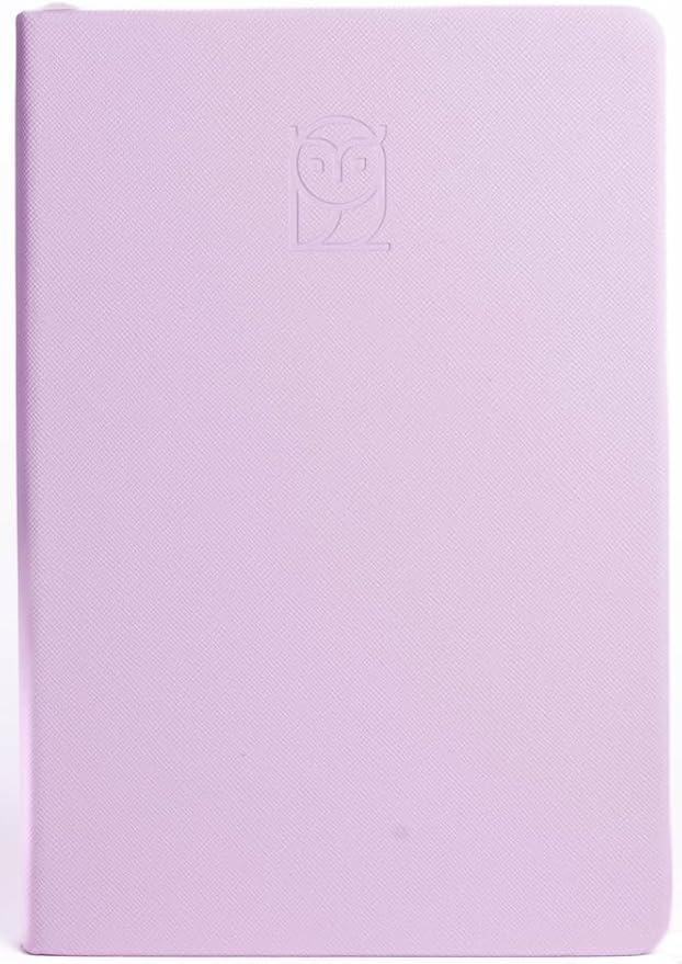 Undated Daily Planner – 6-Month A5 Productivity Organizer with Full Page Per Day, Hourly Schedule, Goal Setting, Habit Tracker, Weekly & Monthly Pages – Hardcover Time Management Notebook (Lilac)-DeskLoop Office