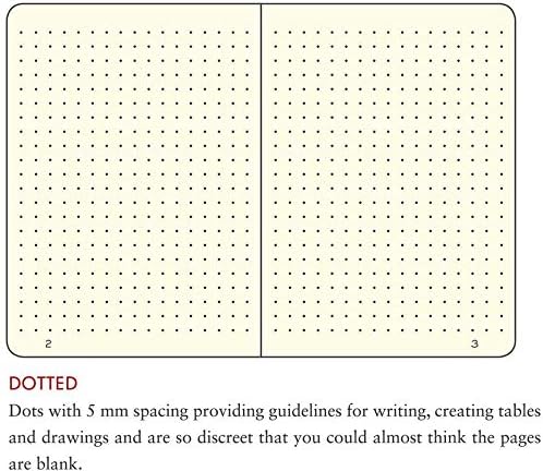 LEUCHTTURM1917 - Notebook Hardcover Medium A5-251 Numbered Pages for Writing and Journaling (Stone Blue, Dotted)-DeskLoop Office