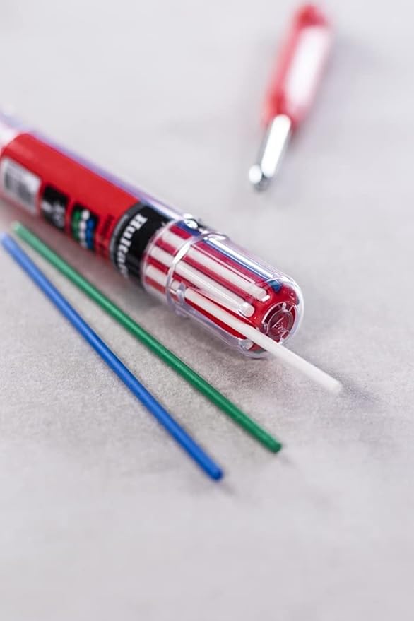 Hultafors Tools 650140U Dry Marker Refills HRD, Heavy Duty, Multi-Purpose, Blue, Green & White, 10 Leads-DeskLoop Office