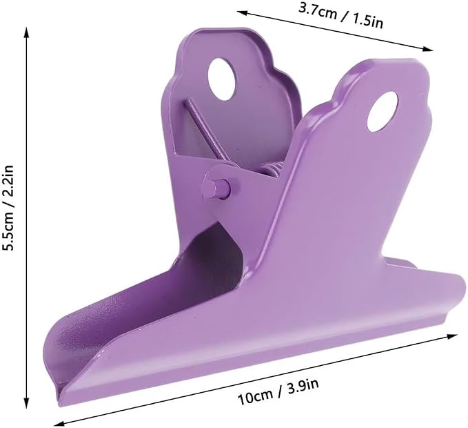 2PCS Extra Large Binder Clips Metal Large Bulldog Clips Paper Clamps Holder - Image 9