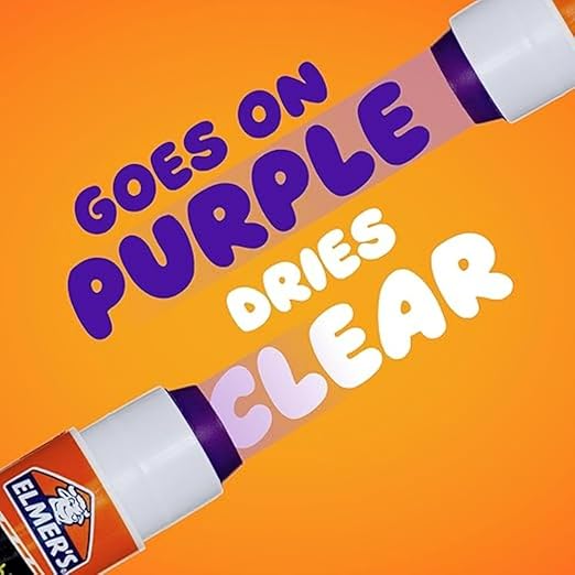 Elmer’s Disappearing Purple School Glue Sticks, Washable, 7g, 30 Count - Bulk Pack for Classrooms, #1 Teacher Brand-DeskLoop Office