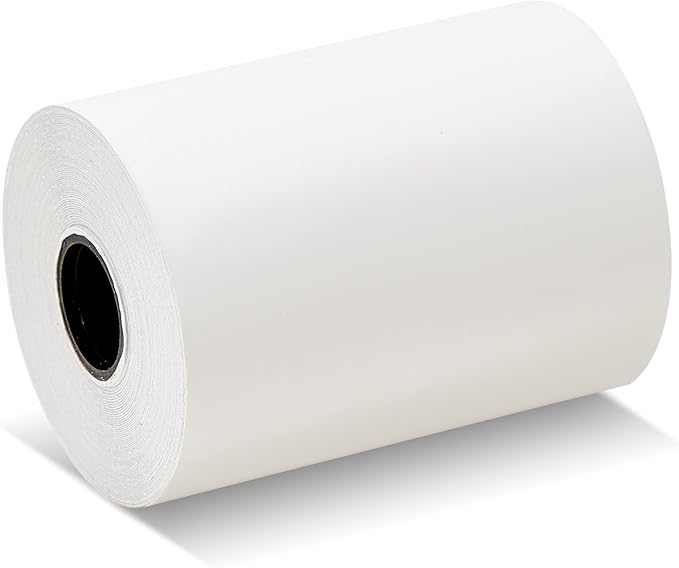 (50 Rolls) 2 1/4 x 150 ft White Adding Machine Tape Paper Rolls Premium One Ply Register/Adding Machine/Calculator Paper Rolls Printing Calculator 10 Key-DeskLoop Office