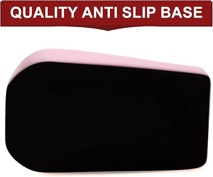 1Pcs Desktop Tape Dispenser Adhesive Roll Holder with Weighted Nonskid Base, Pink (Tape not Included)-DeskLoop Office