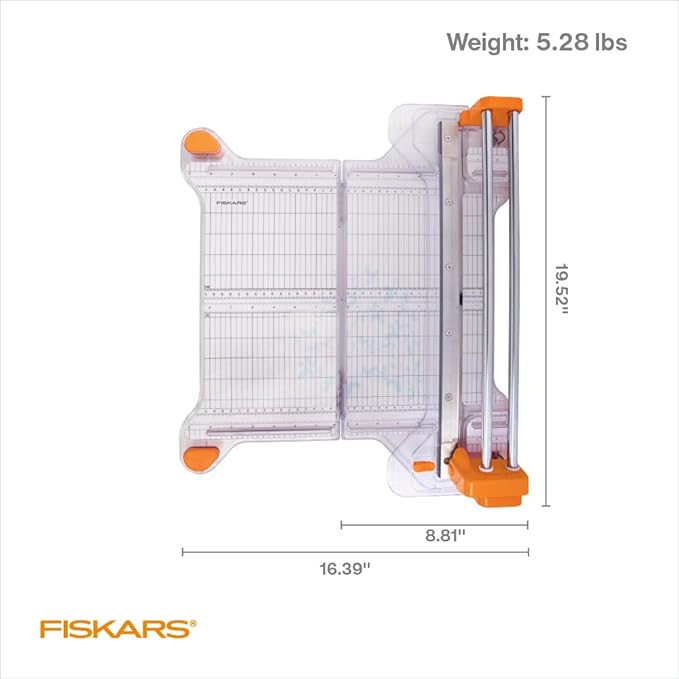 Fiskars ProCision Rotary Bypass Trimmer, 12-Inch, orange-DeskLoop Office