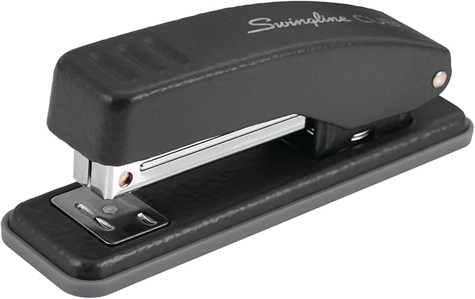 Swingline Stapler, Cub Compact Desktop Stapler, 20 Sheet Capacity, Metal, Matte Black (S701068)-DeskLoop Office