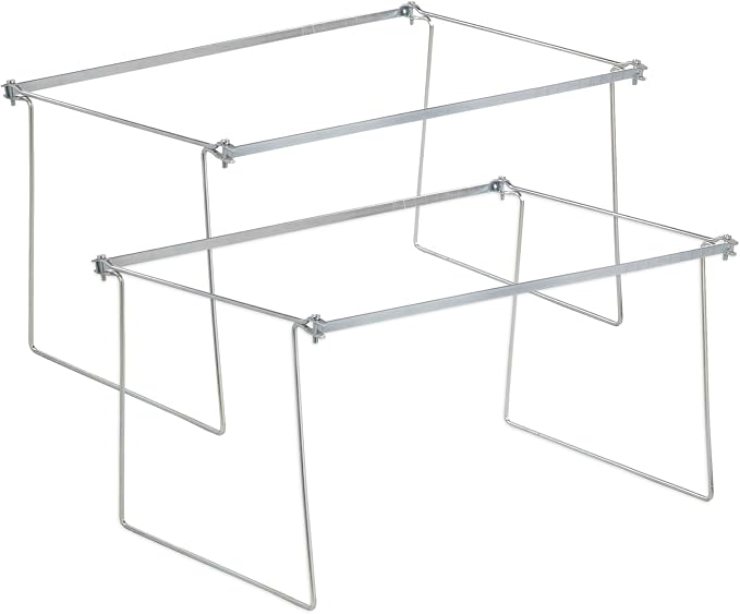 Blue Summit Hanging File Bars For File Cabinet, Letter Size, Metal Files Holder - Image 7