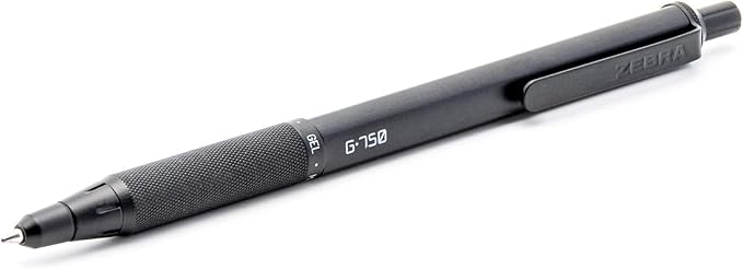 Zebra Pen Premium Writing Gift Set 3-Pack, Black Ink, Medium/Fine Point, Includes G-750 Gel Pen, F-701 Ballpoint Pen, and M-701 Mechanical Pencil, Metal Barrels, Refillable (10513)-DeskLoop Office