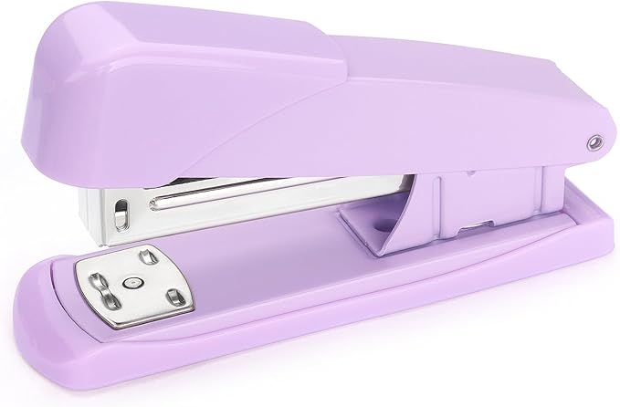 Tamaki Stapler, Office Stapler, Staplers for Desk(Purple)-DeskLoop Office