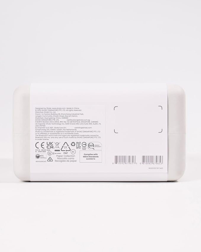 SHOKZ New OpenRun Pro 2 - Open-Ear, Bone Conduction Sport Headphones - with Reflective Strip - Sweat Resistant, Workout Headphones - Secure, Wireless, Comfortable Fit-Deep Bass and Smart Mic App-DeskLoop Office