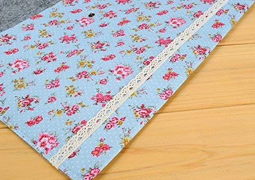 Funny live 4 Pcs Individualized Felt A4 Size Floral Pattern Document Folder - Image 8